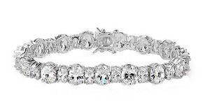 Oval Cubic Zirconia Bracelet