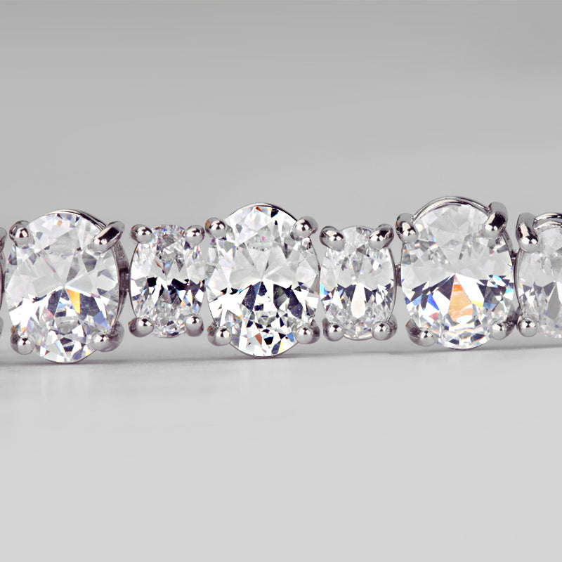 Oval Cubic Zirconia Bracelet