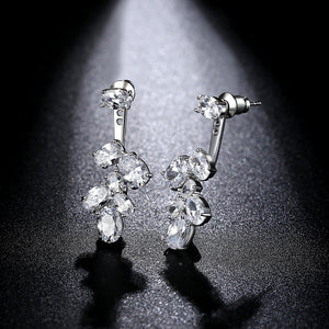 Dainty Asymmetrical CZ Earrings