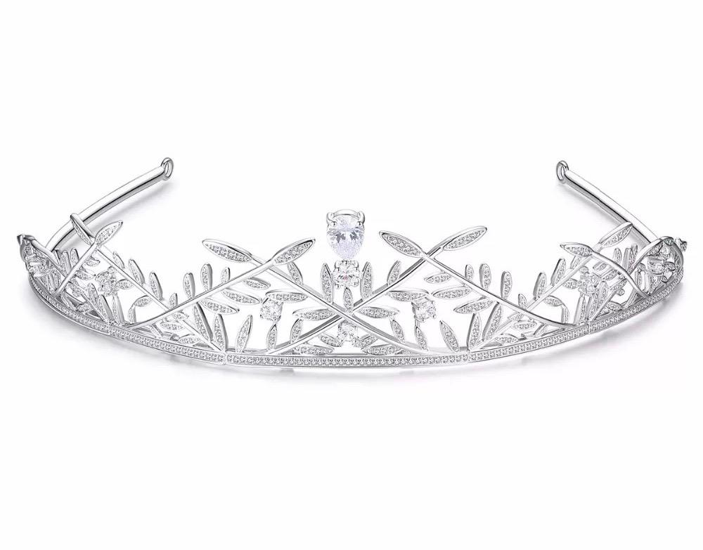 Roman Inspired Cubic Zirconia Tiara