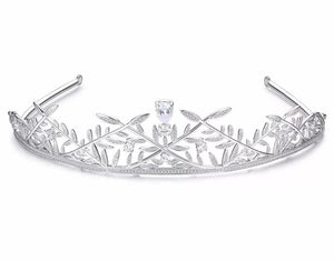 Roman Inspired Cubic Zirconia Tiara