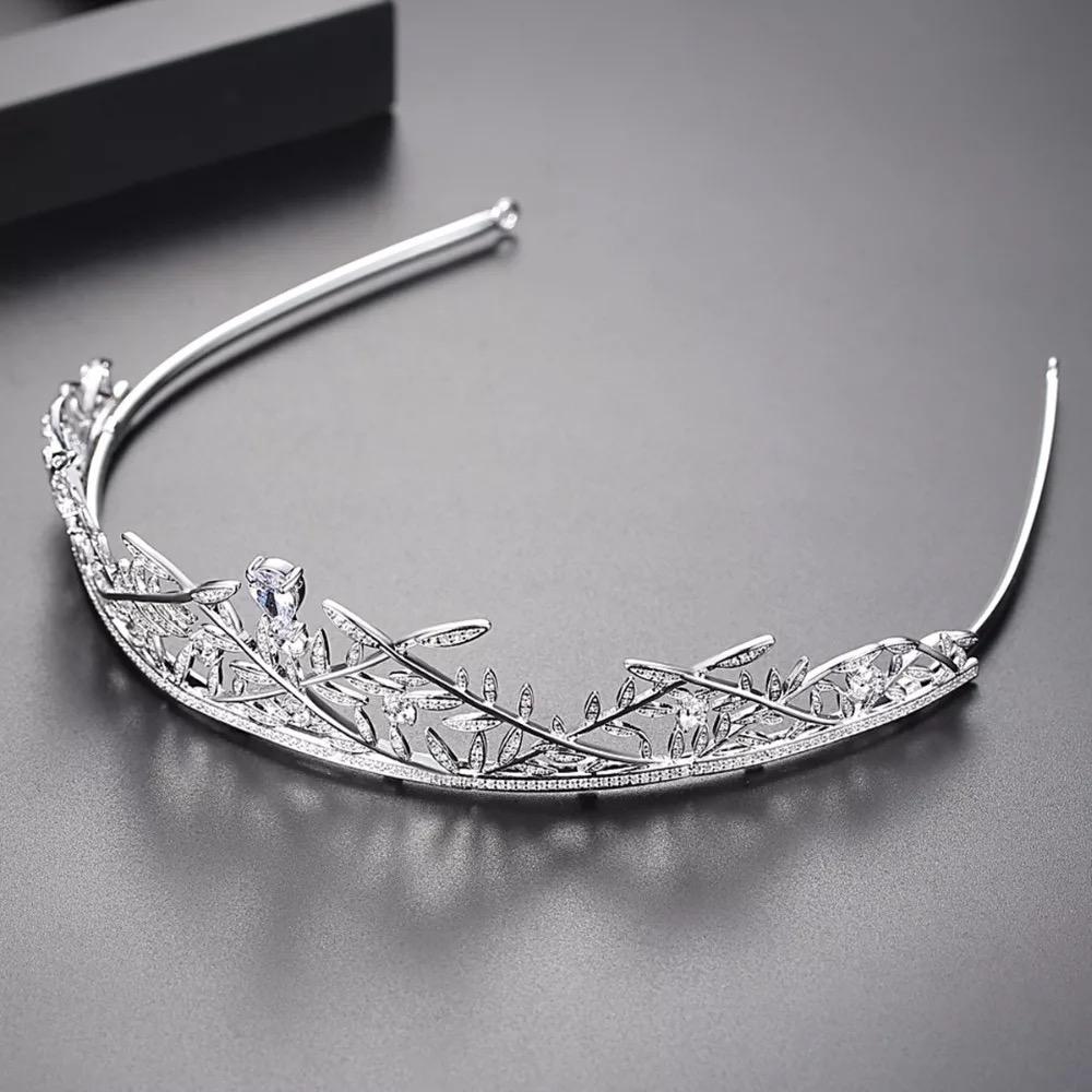 Roman Inspired Cubic Zirconia Tiara