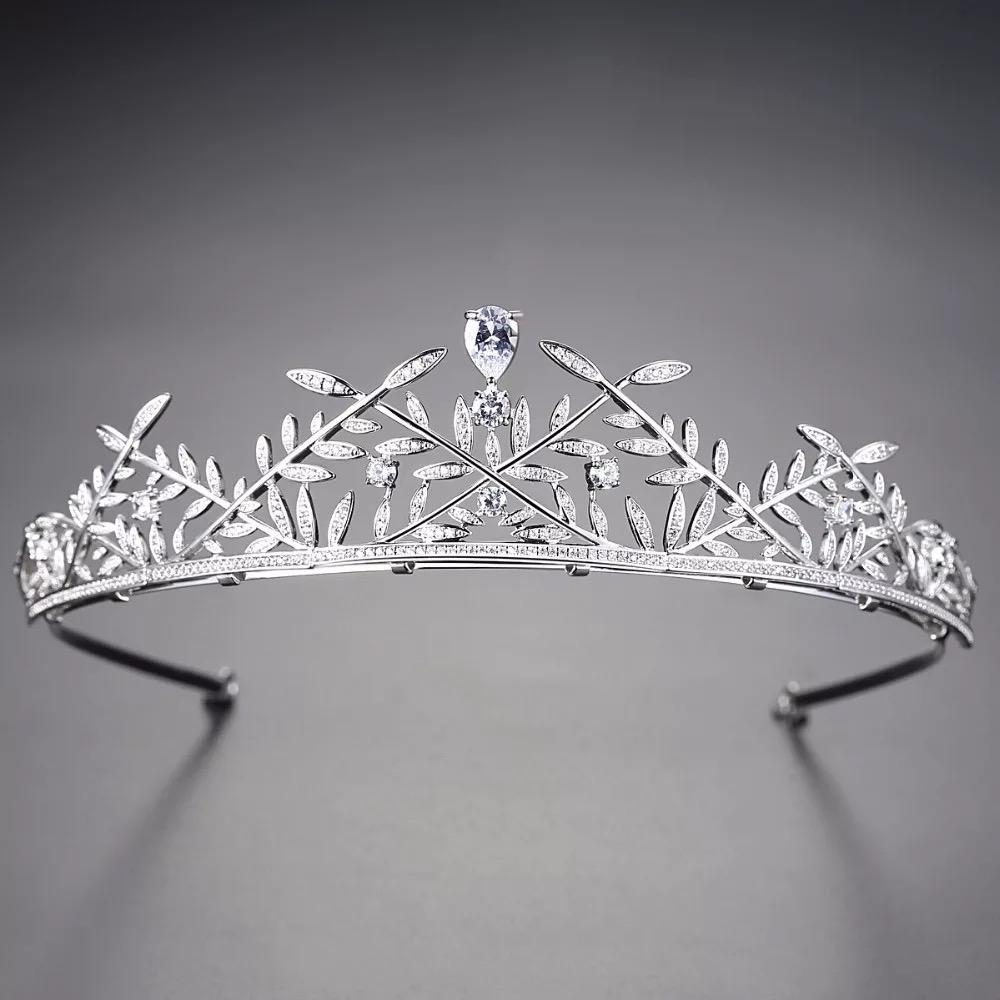 Roman Inspired Cubic Zirconia Tiara